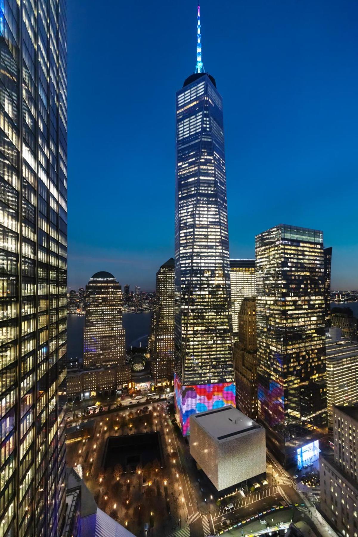 Premier Zimmer mit 2 Queensize-Betten – Blick auf den Hudson River – obere Etage